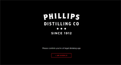 Desktop Screenshot of phillipsdistilling.com